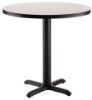 Picture of NPS® Café Table, 36" Round, X Base, 30" Height, Particleboard Core/T-Mold