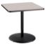 Picture of NPS® Café Table, 36" Square, Round Base, 36" Height, Particleboard Core/T-Mold