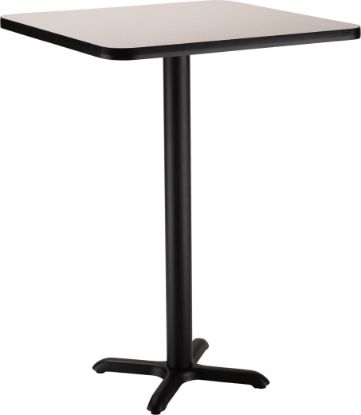 Picture of NPS® Café Table, 36" Square, X Base, 42" Height, Particleboard Core/T-Mold