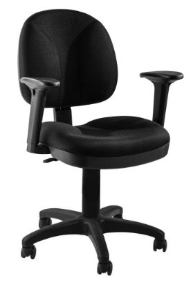 Picture of NPS® Comfort Task Chair with Arms, 18"-22" Height