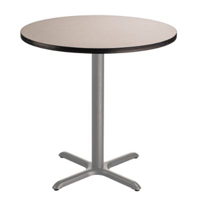 Picture of NPS® Café Table, 36" Round, X Base, 36" Height, Particleboard Core/T-Mold