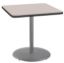 Picture of NPS® Café Table, 36" Square, Round Base, 36" Height, Particleboard Core/T-Mold