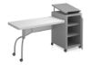 Picture of Oklahoma Sound® Edupod Teacher's Desk & Lectern Combo, Grey Hammer Tone