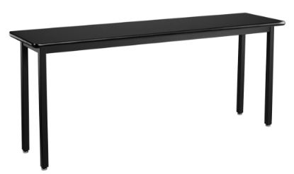 Picture of NPS® Heavy Duty  Steel Table, Black Frame, 18 x 96 x 30, HPL Top