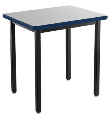 Picture of NPS® Heavy Duty  Steel Table, Black Frame, 24 x 24 x 30, Supreme HPL Top