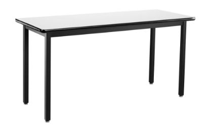 Picture of NPS® Heavy Duty  Steel Table, Black Frame, 24 x 42 x 30, Whiteboard Top