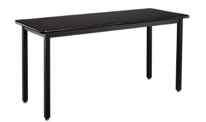 Picture of NPS® Heavy Duty  Steel Table, Black Frame, 24 x 48 x 30, HPL Top