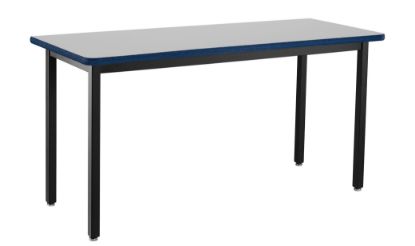 Picture of NPS® Heavy Duty  Steel Table, Black Frame, 24 x 48 x 30, Supreme HPL Top