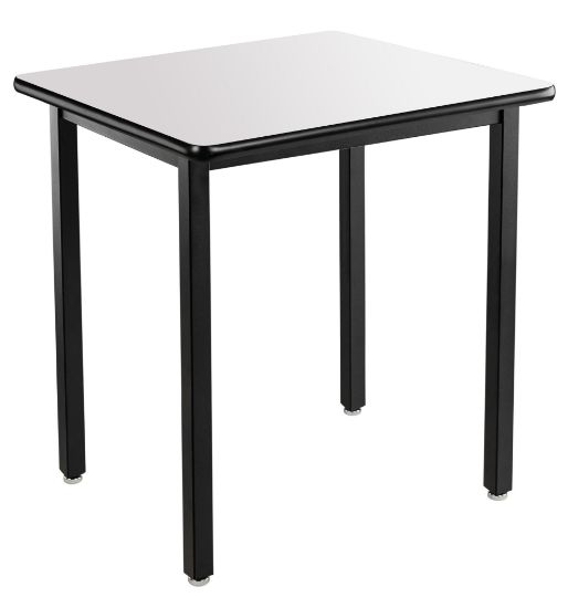 Picture of NPS® Heavy Duty  Steel Table, Black Frame, 30 x 36 x 30, Whiteboard Top