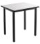 Picture of NPS® Heavy Duty  Steel Table, Black Frame, 30 x 36 x 30, Whiteboard Top