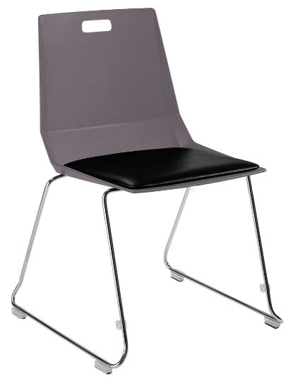 Picture of NPS® LuvraFlex Chair, Poly Back/Padded Seat