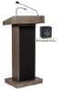 Picture of Oklahoma Sound® Orator Lectern and Rechargeable Battery, Ribbonwood