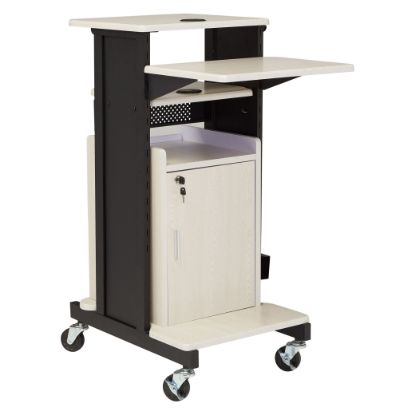 Picture of Oklahoma Sound® Premium Plus Presentation Cart with Storage Cabinet