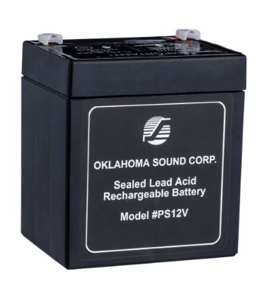 Picture of Oklahoma Sound® Power Sonic 12 Volt 5-Amp Rechargeable Battery