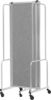 Picture of NPS® Room Divider, 6' Height, 3 Sections, Grey Panels, Grey Frame