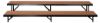 Picture of NPS® 2 Level Straight Standing Choral Riser, Hardboard Floor (18"x96" Platform)