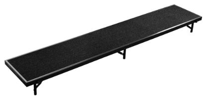 Picture of NPS® 18"x96"x8" Straight Standing Choral Riser, Black Carpet