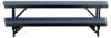 Picture of NPS® 2 Level Tapered Standing Choral Riser, Blue Carpet (18"x96" Platform)