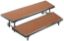 Picture of NPS® 2 Level Tapered Standing Choral Riser, Hardboard Floor (18"x96" Platform)
