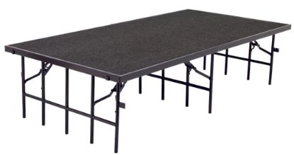 Picture of NPS®4' x 8' Stage, 16" Height, Grey Carpet