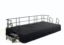 Picture of NPS®  8' x 12' Stage Package, 24" Height, Grey Carpet, Box Pleat Black Skirting