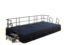 Picture of NPS®  8' x 12' Stage Package, 24" Height, Blue Carpet, Box Pleat Black Skirting