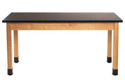 Picture of NPS® Wood Science Lab Table, 30 x 72 x 30, Chemical Resistant Top
