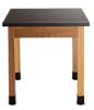 Picture of NPS® Wood Science Lab Table, 30 x 30 x 36, Phenolic Top