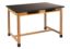 Picture of NPS® Wood Science Lab Table, 42 x 60 x 36, HPL Top, Book Compartments
