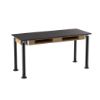 Picture of NPS® Signature Science Lab Table, Black, 24 x 60, Phenolic Top, Book Compartments