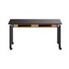 Picture of NPS® Signature Science Lab Table, Black, 24 x 60, Phenolic Top, Book Compartments and Casters