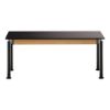 Picture of NPS® Signature Science Lab Table, Black, 24 x 72, Chemical Resistant Top,
