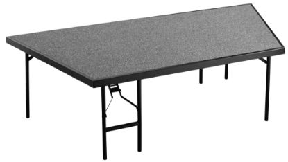 Picture of NPS® Stage Pie Compatible with a 3'x8'x24" Stage, Grey Carpet