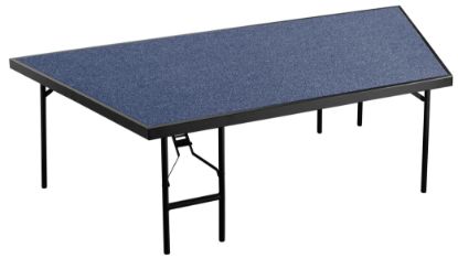Picture of NPS® Stage Pie Compatible with a 3'x8'x24" Stage, Blue Carpet