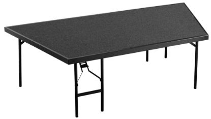 Picture of NPS® Stage Pie Compatible with a 3'x8'x24" Stage, Black Carpet