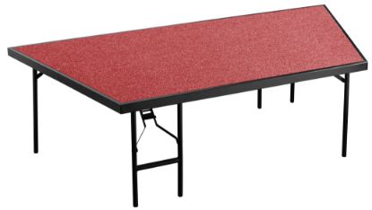 Picture of NPS® Stage Pie Compatible with a 3'x8'x24" Stage, Red Carpet