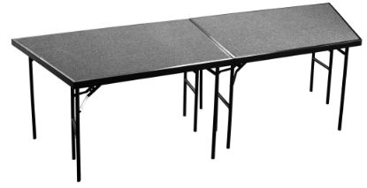 Picture of NPS® Stage Pie Compatible with a 3'x8'x32" Stage, Grey Carpet