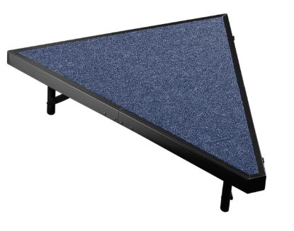 Picture of NPS® Stage Pie Compatible with a 3'x8'x8" Stage, Blue Carpet