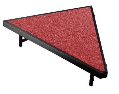 Picture of NPS® Stage Pie Compatible with a 3'x8'x8" Stage, Red Carpet