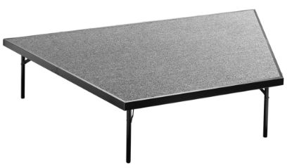 Picture of NPS® Stage Pie Compatible with a 4'x8'x16" Stage, Grey Carpet