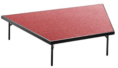 Picture of NPS® Stage Pie Compatible with a 4'x8'x16" Stage, Red Carpet