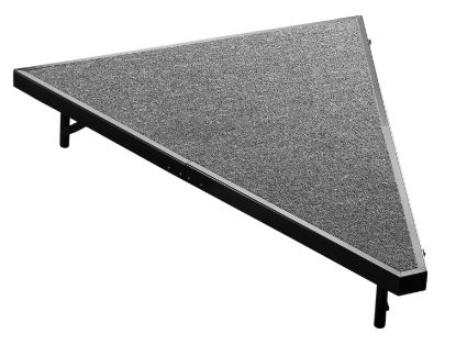 Picture of NPS® Stage Pie Compatible with a 4'x8'x8" Stage, Grey Carpet