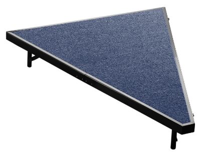 Picture of NPS® Stage Pie Compatible with a 4'x8'x8" Stage, Blue Carpet