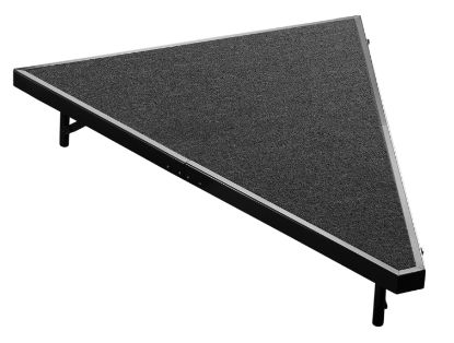 Picture of NPS® Stage Pie Compatible with a 4'x8'x8" Stage, Black Carpet