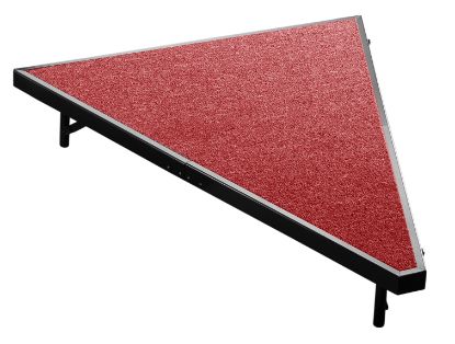 Picture of NPS® Stage Pie Compatible with a 4'x8'x8" Stage, Red Carpet