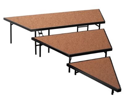 Picture of NPS®  3 Level Stage Pie Set 36" Width, Hardboard Floor