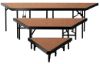 Picture of NPS®  3 Level Stage Pie Set 36" Width, Hardboard Floor