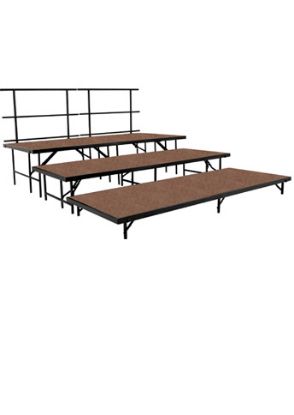 Picture of NPS® Straight Stage Set, Hardboard Floor (3" x 8' Platforms)