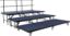 Picture of NPS® Straight Stage Set, Blue Carpet (4" x 8' Platforms)