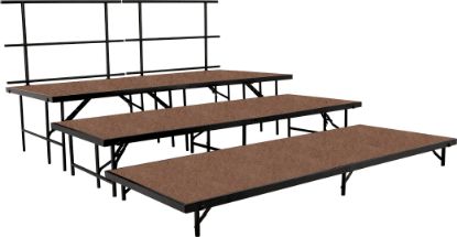 Picture of NPS® Straight Stage Set, Hardboard Floor (4" x 8' Platforms)